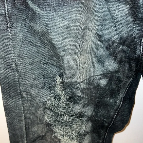 Dark denim ripped jeans - Picture 2 of 6